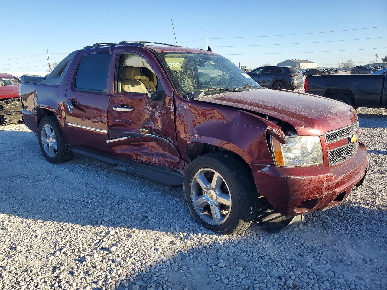 2009 Chevrolet Avalanche C1500 Ltz Black vin: 3GNEC32099G210494