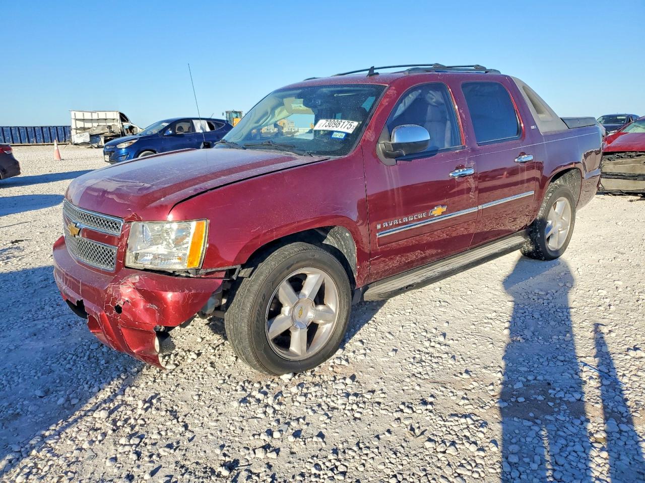 2009 Chevrolet Avalanche C1500 Ltz Black vin: 3GNEC32099G210494