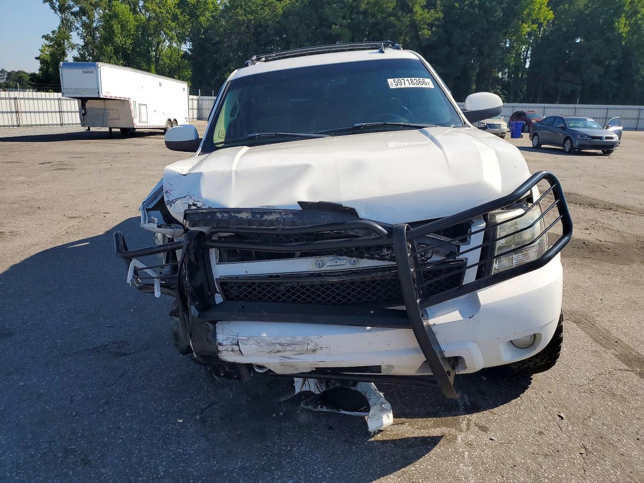 2007 Chevrolet Avalanche K1500 White vin: 3GNEK12317G100277