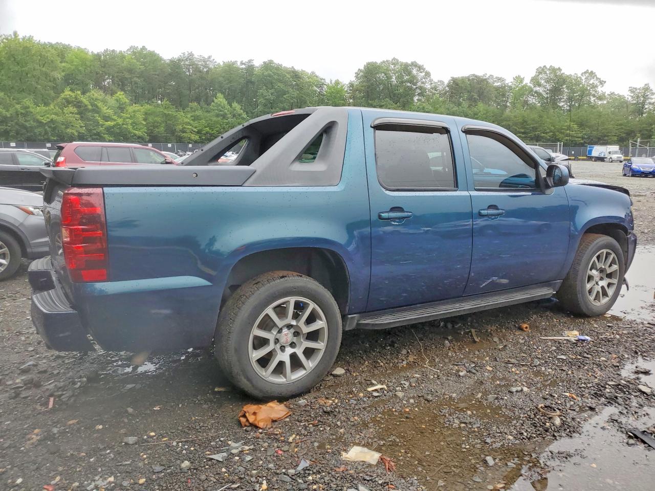 2007 Chevrolet Avalanche K1500 Blue vin: 3GNEK12367G111534