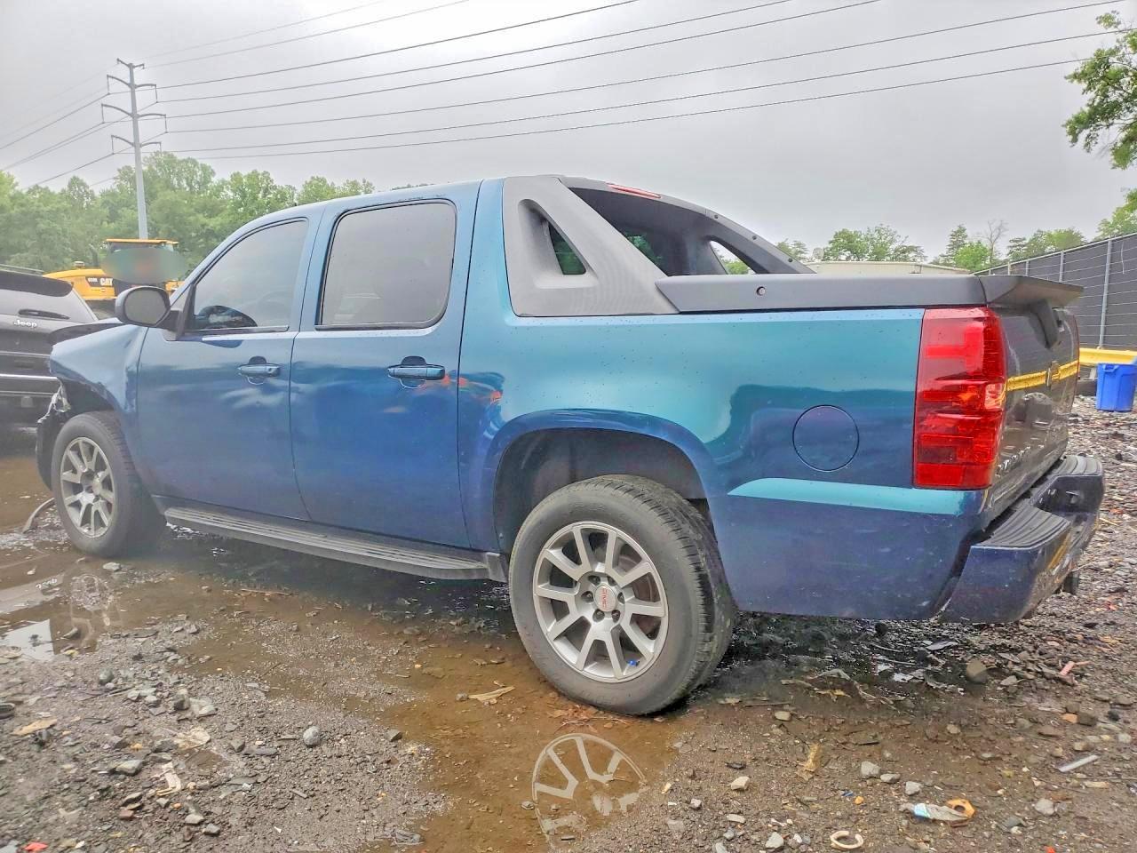 2007 Chevrolet Avalanche K1500 Blue vin: 3GNEK12367G111534