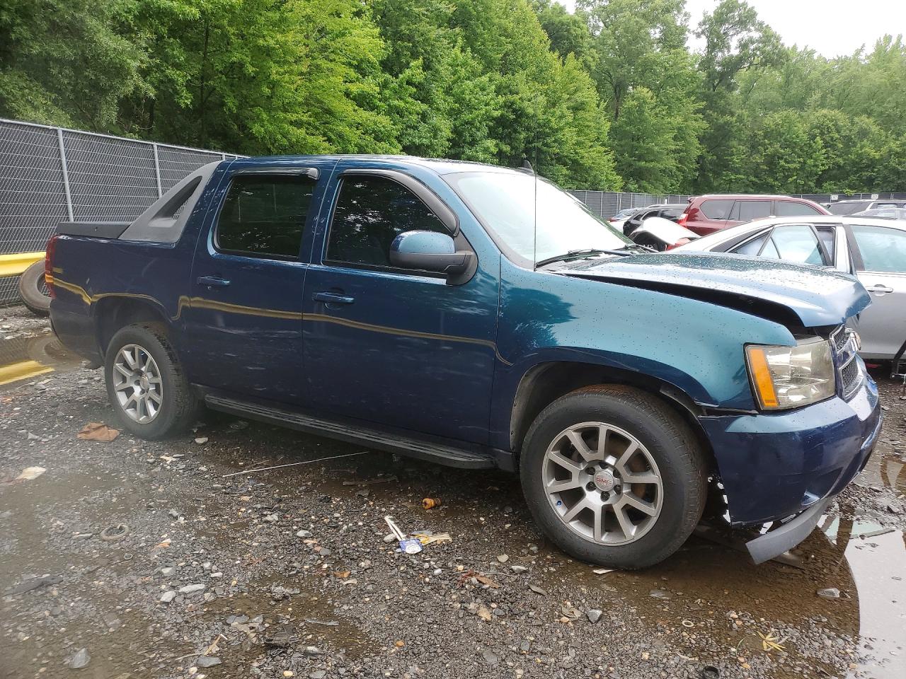 2007 Chevrolet Avalanche K1500 Blue vin: 3GNEK12367G111534