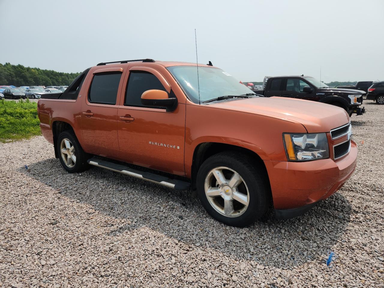 2007 Chevrolet Avalanche K1500 Orange vin: 3GNEK12387G111308