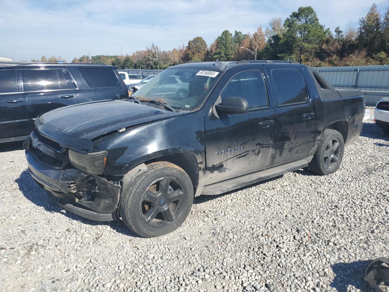 2007 Chevrolet Avalanche K1500 Черный vin: 3GNEK123X7G110192