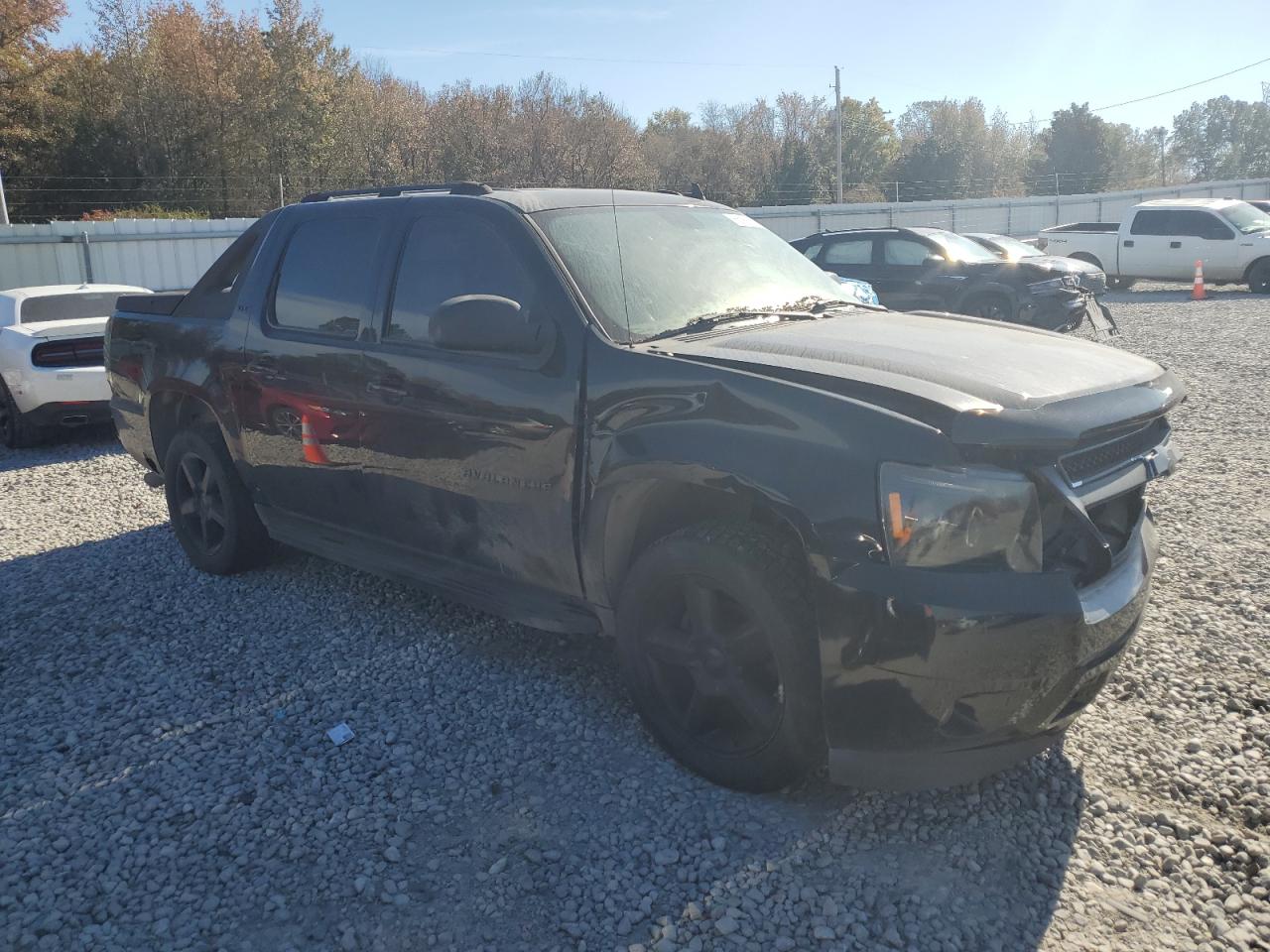 2007 Chevrolet Avalanche K1500 Black vin: 3GNEK123X7G110192