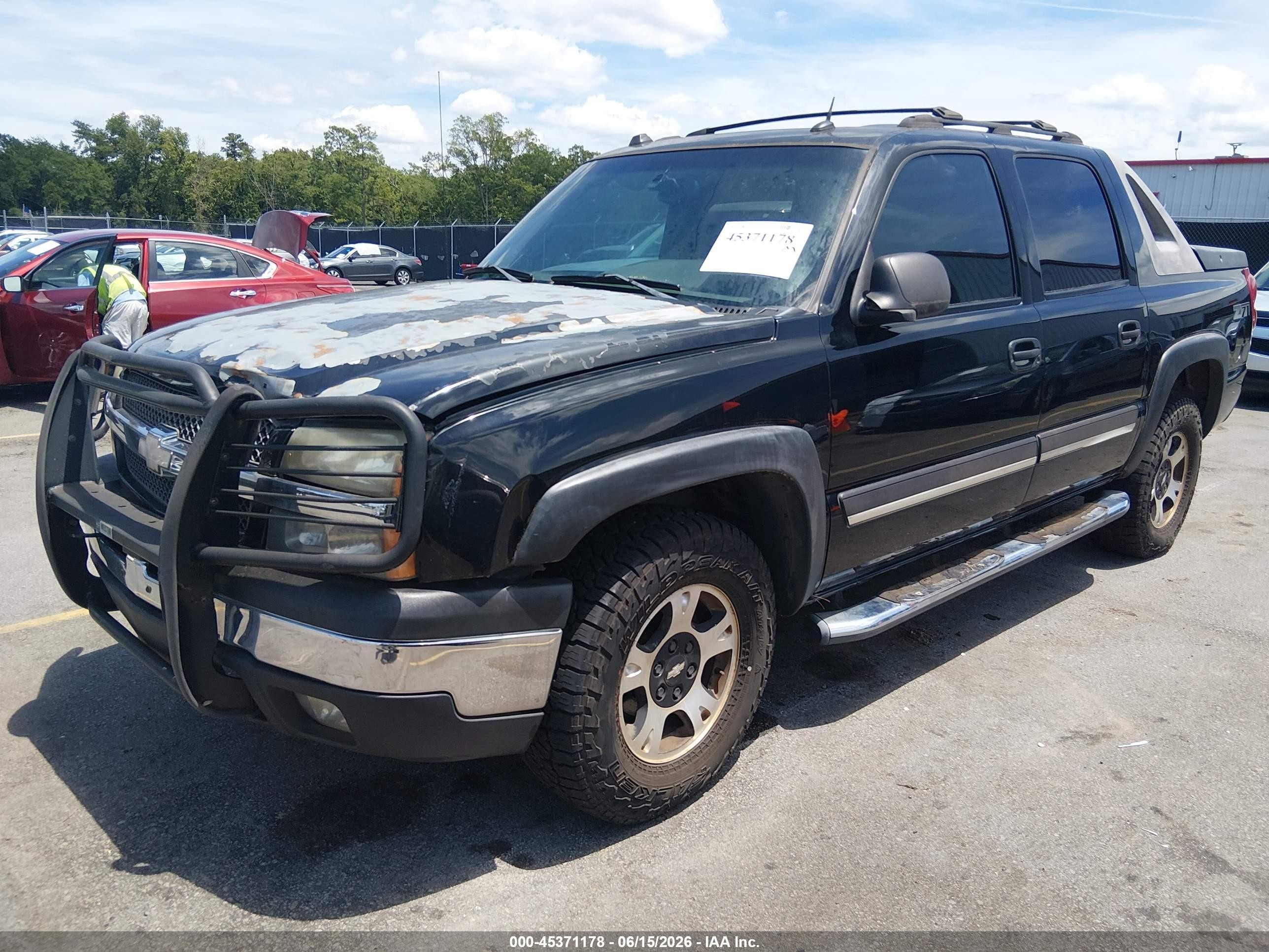2004 Chevrolet Avalanche 1500   Black vin: 3GNEK12T04G333157