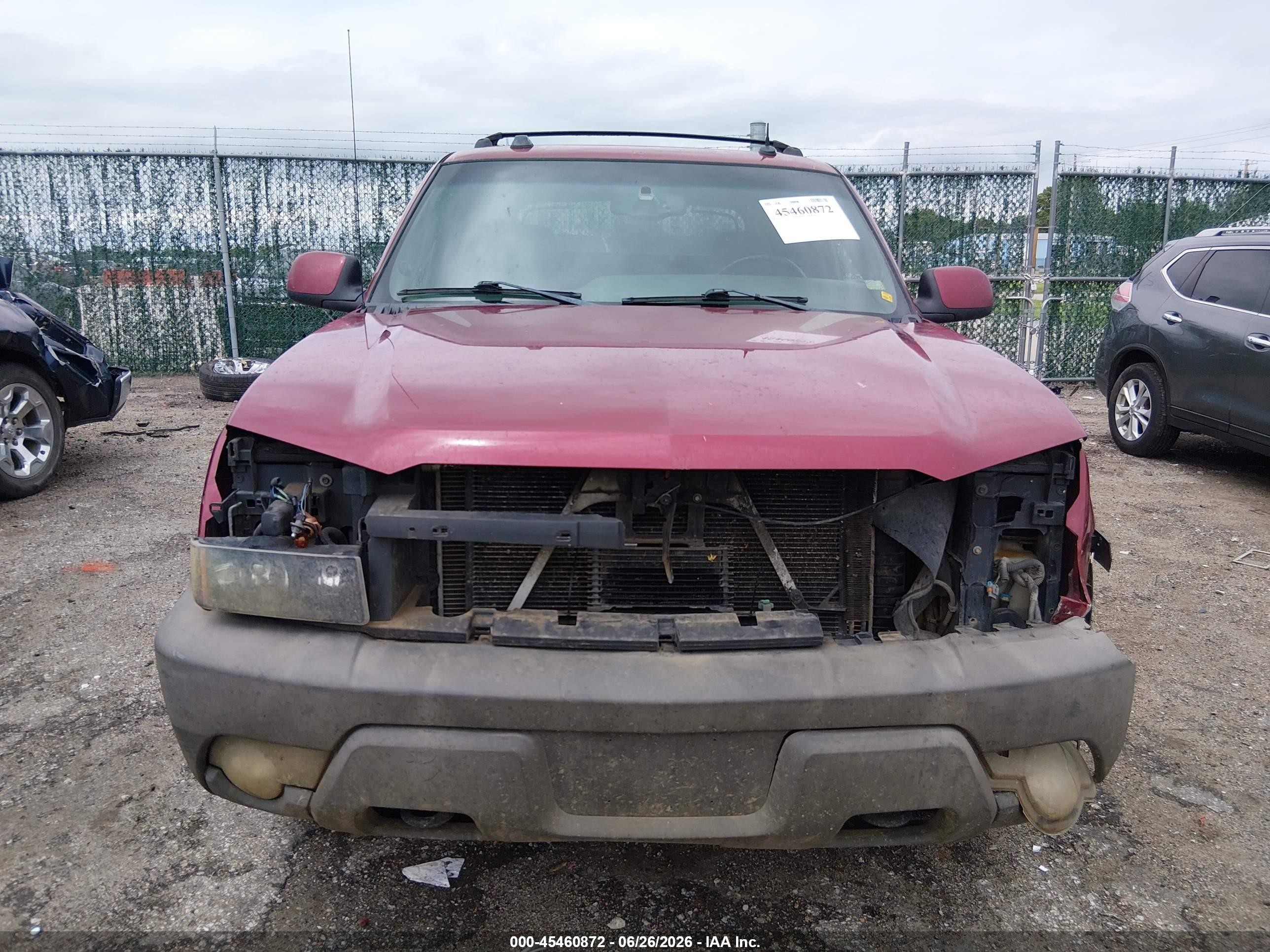 2004 Chevrolet Avalanche 1500   Maroon vin: 3GNEK12T24G152514