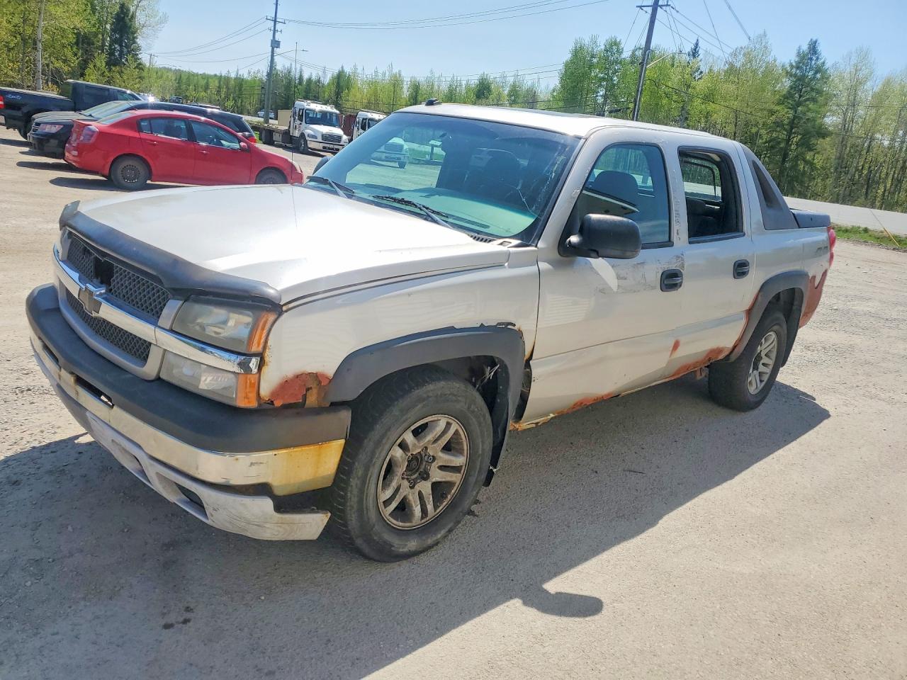 2004 Chevrolet Avalanche K1500 Silver vin: 3GNEK12T24G273365