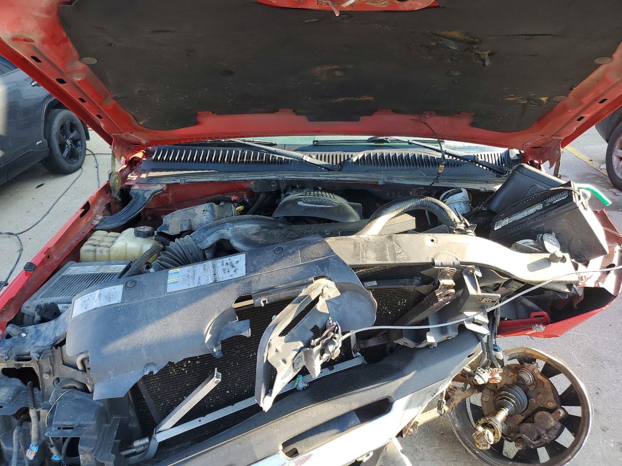 2004 Chevrolet Avalanche K1500 Red vin: 3GNEK12T44G331055