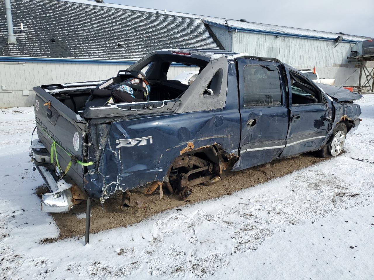 2004 Chevrolet Avalanche K1500 Blue vin: 3GNEK12T54G198922