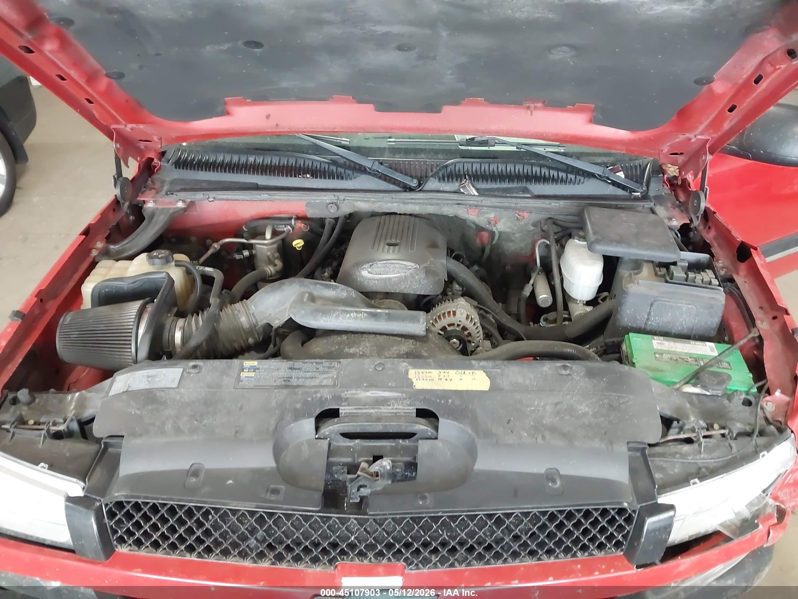 2004 Chevrolet Avalanche 1500   Red vin: 3GNEK12T64G249652