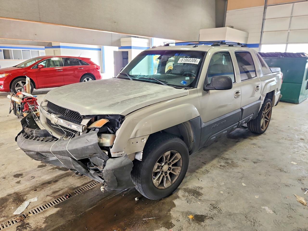 2004 Chevrolet Avalanche K1500 Gray vin: 3GNEK12T74G169258