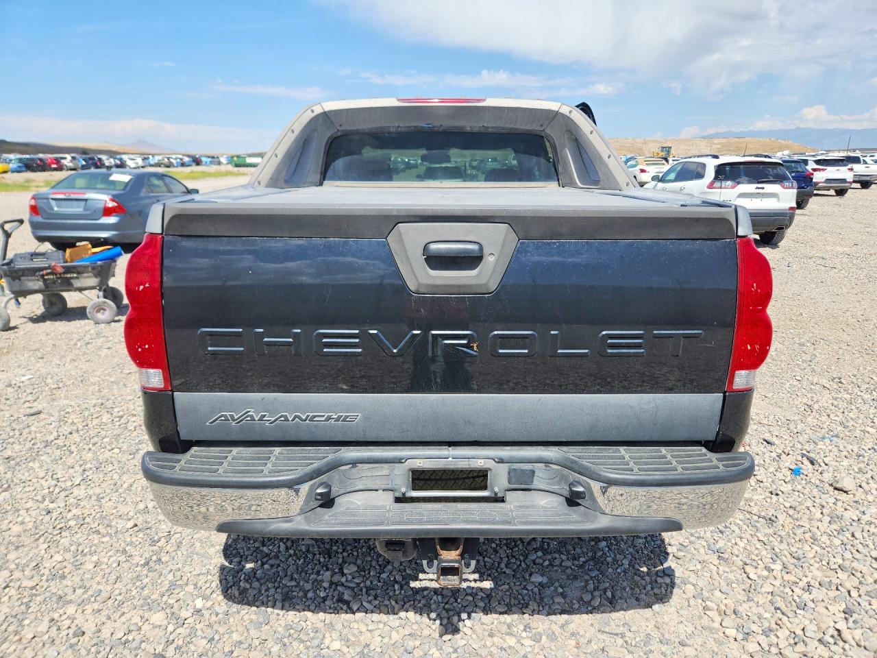 2004 Chevrolet Avalanche K1500 Black vin: 3GNEK12T74G335925
