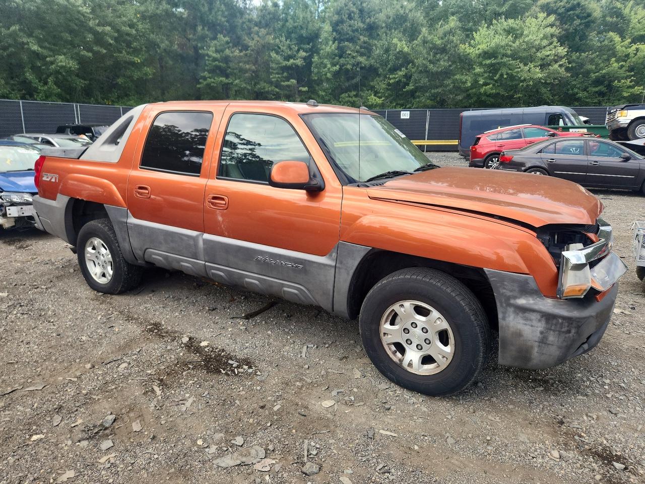 2004 Chevrolet Avalanche K1500 Оранжевый vin: 3GNEK12T84G215986