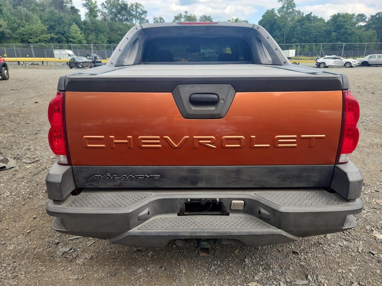 2004 Chevrolet Avalanche K1500 Оранжевый vin: 3GNEK12T84G215986