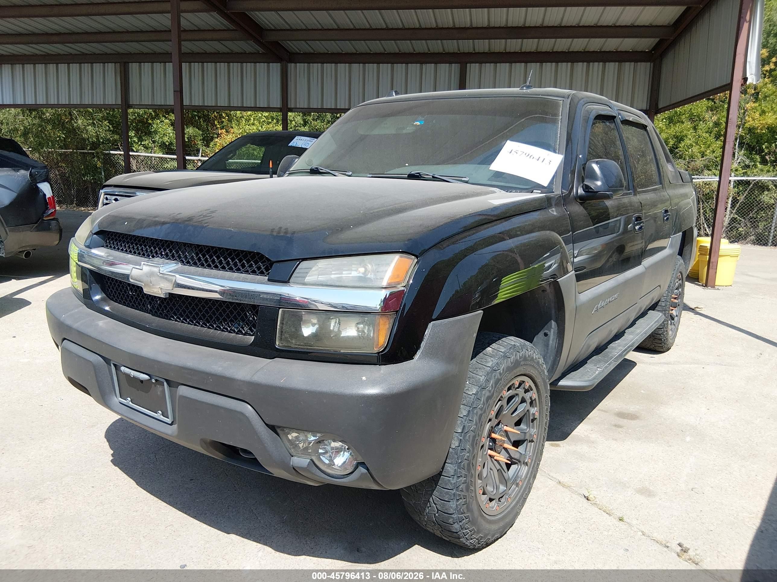 2004 Chevrolet Avalanche 1500   Black vin: 3GNEK12T84G294687