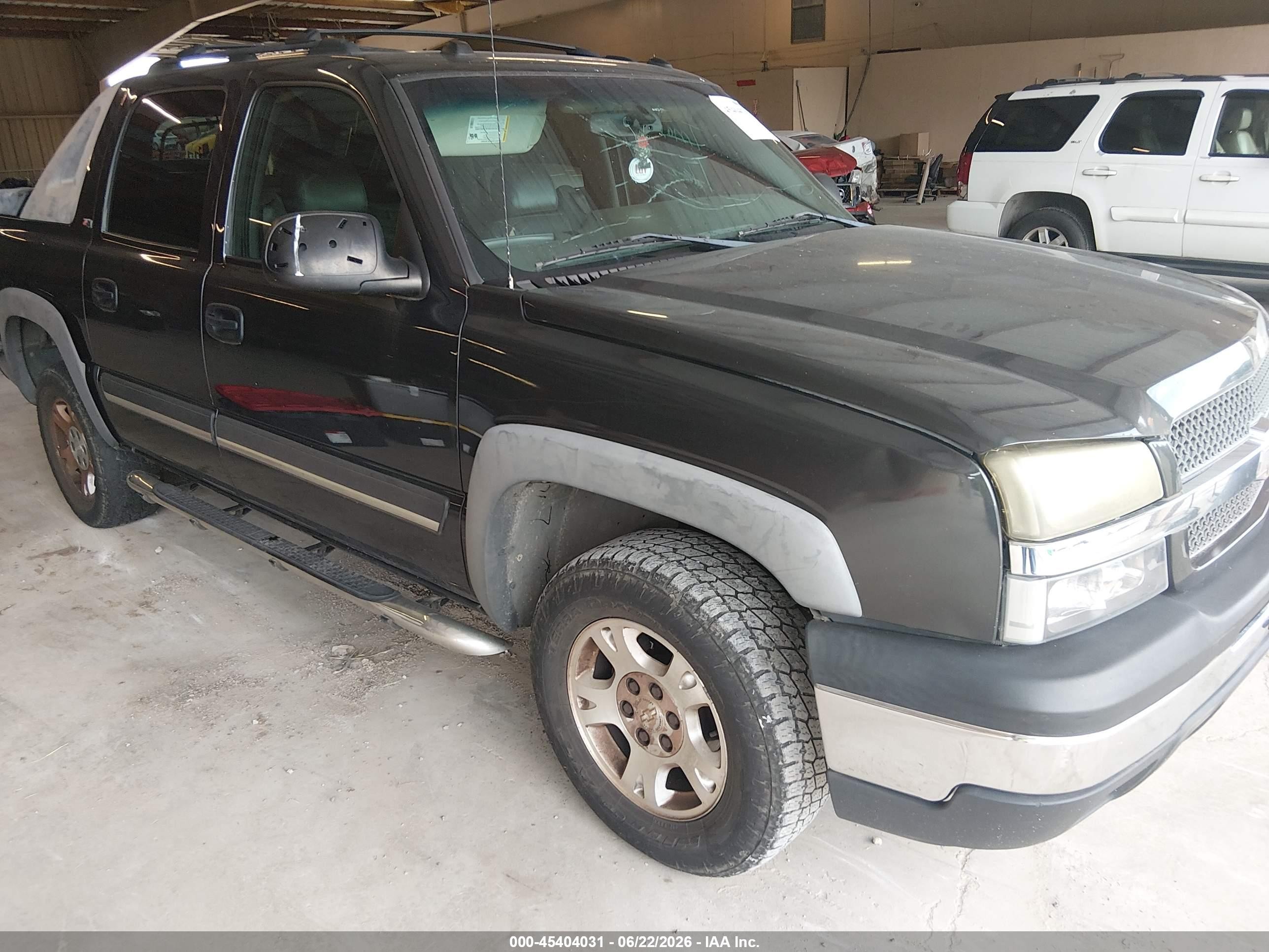 2004 Chevrolet Avalanche 1500   Black vin: 3GNEK12T94G279082