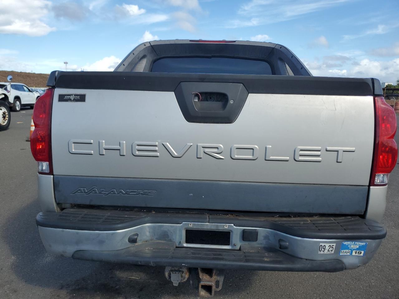 2006 Chevrolet Avalanche K1500 Silver vin: 3GNEK12T96G161231
