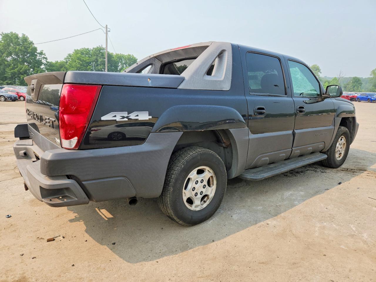 2004 Chevrolet Avalanche K1500 Black vin: 3GNEK12TX4G229159