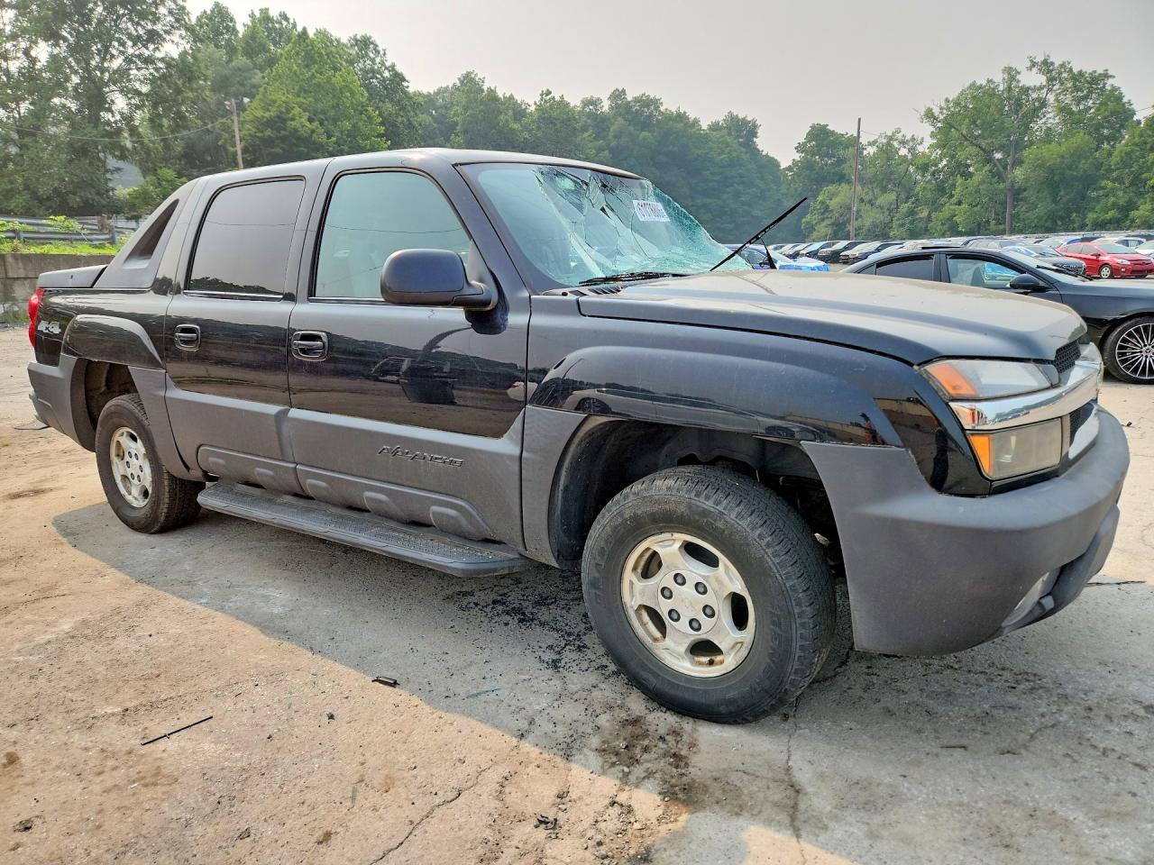 2004 Chevrolet Avalanche K1500 Black vin: 3GNEK12TX4G229159