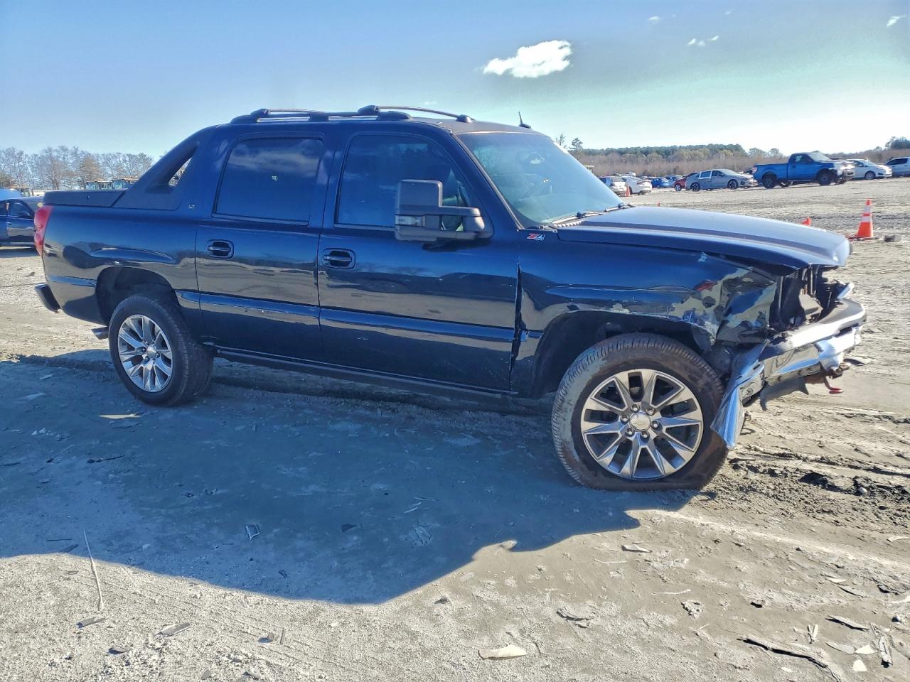 2004 Chevrolet Avalanche K1500 Blue vin: 3GNEK12TX4G255406