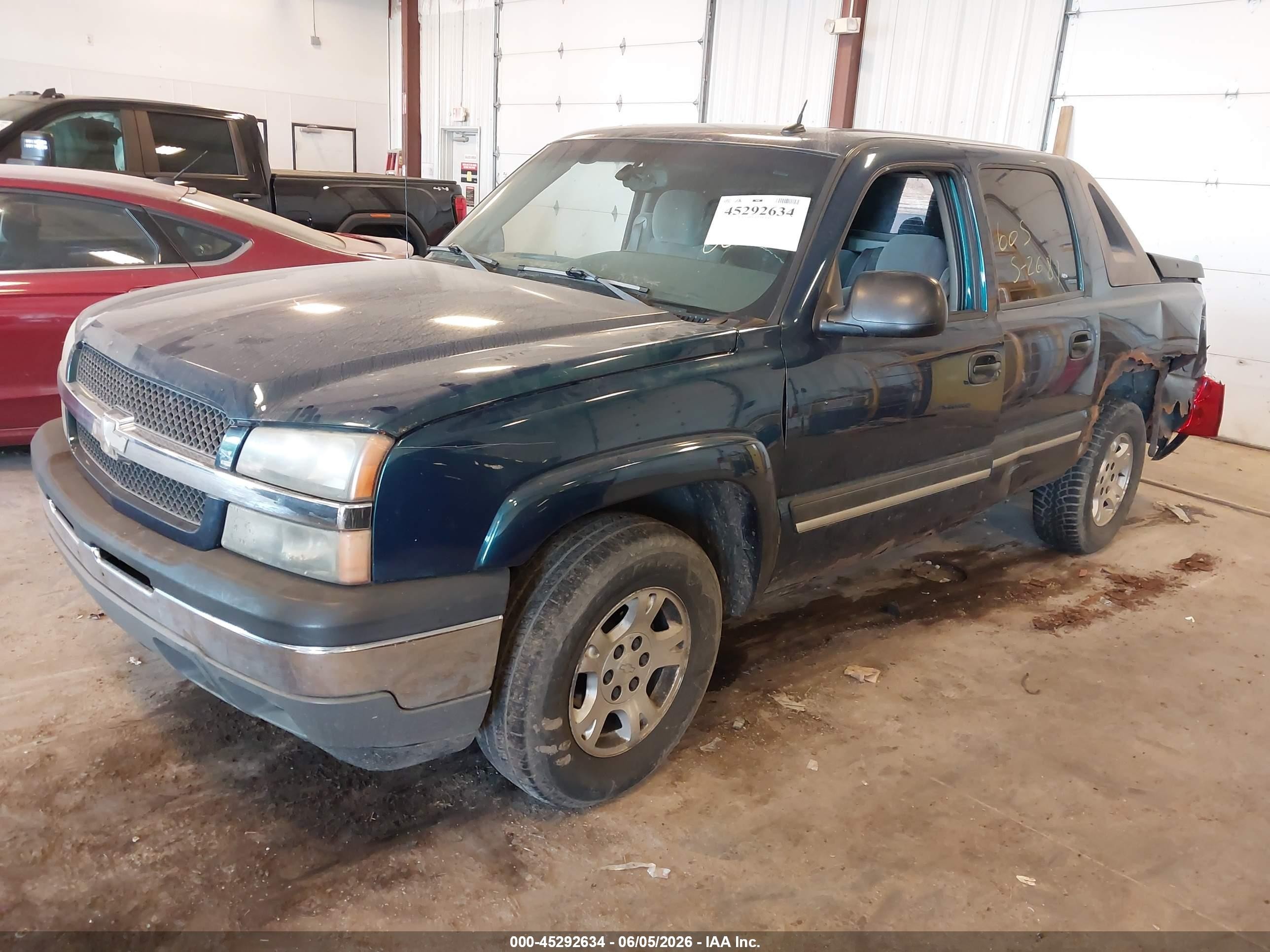 2005 Chevrolet Avalanche 1500 Z71 Бирюзовый vin: 3GNEK12Z05G192872