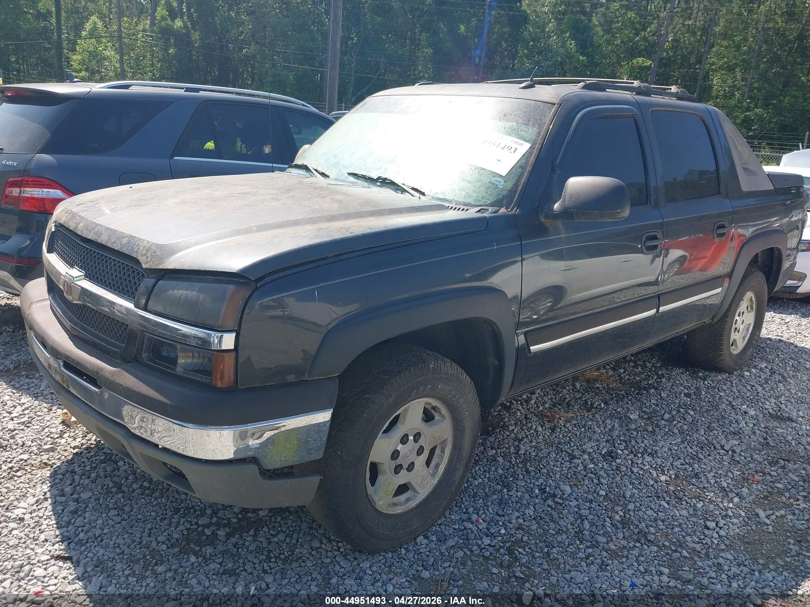 2005 Chevrolet Avalanche 1500 Z71 Серый vin: 3GNEK12Z05G194055