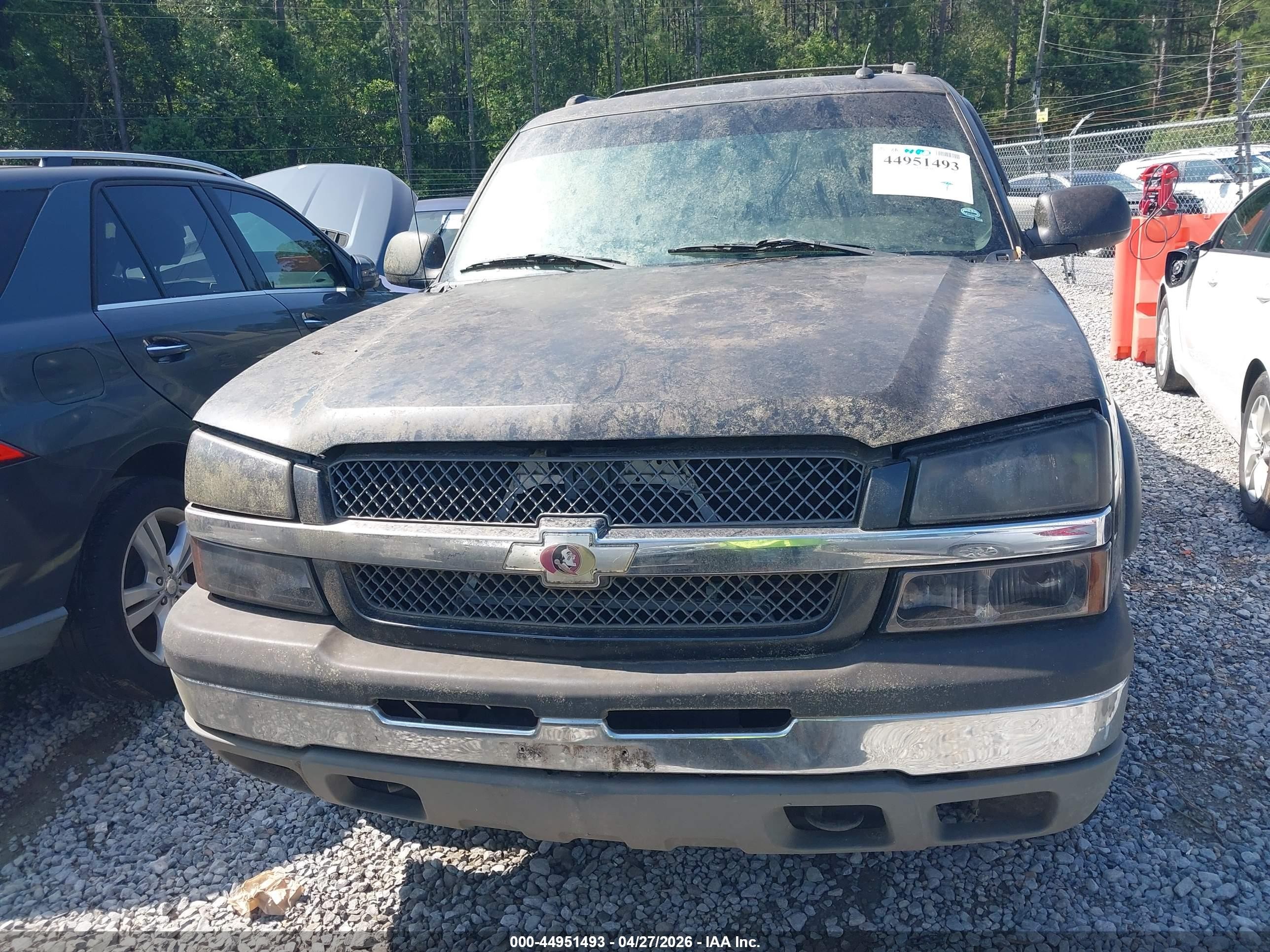 2005 Chevrolet Avalanche 1500 Z71 Серый vin: 3GNEK12Z05G194055
