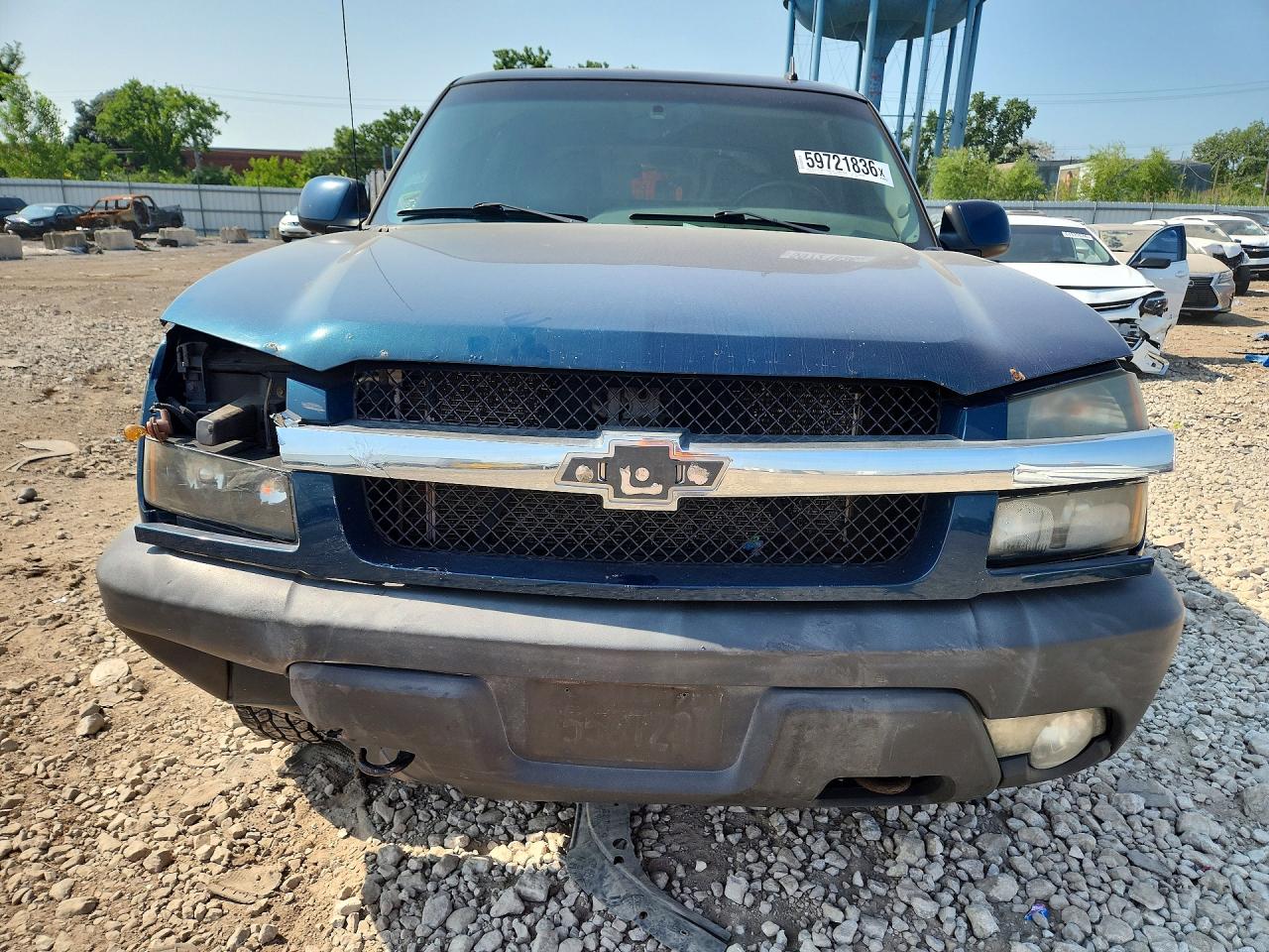 2006 Chevrolet Avalanche K1500 Blue vin: 3GNEK12Z06G113007