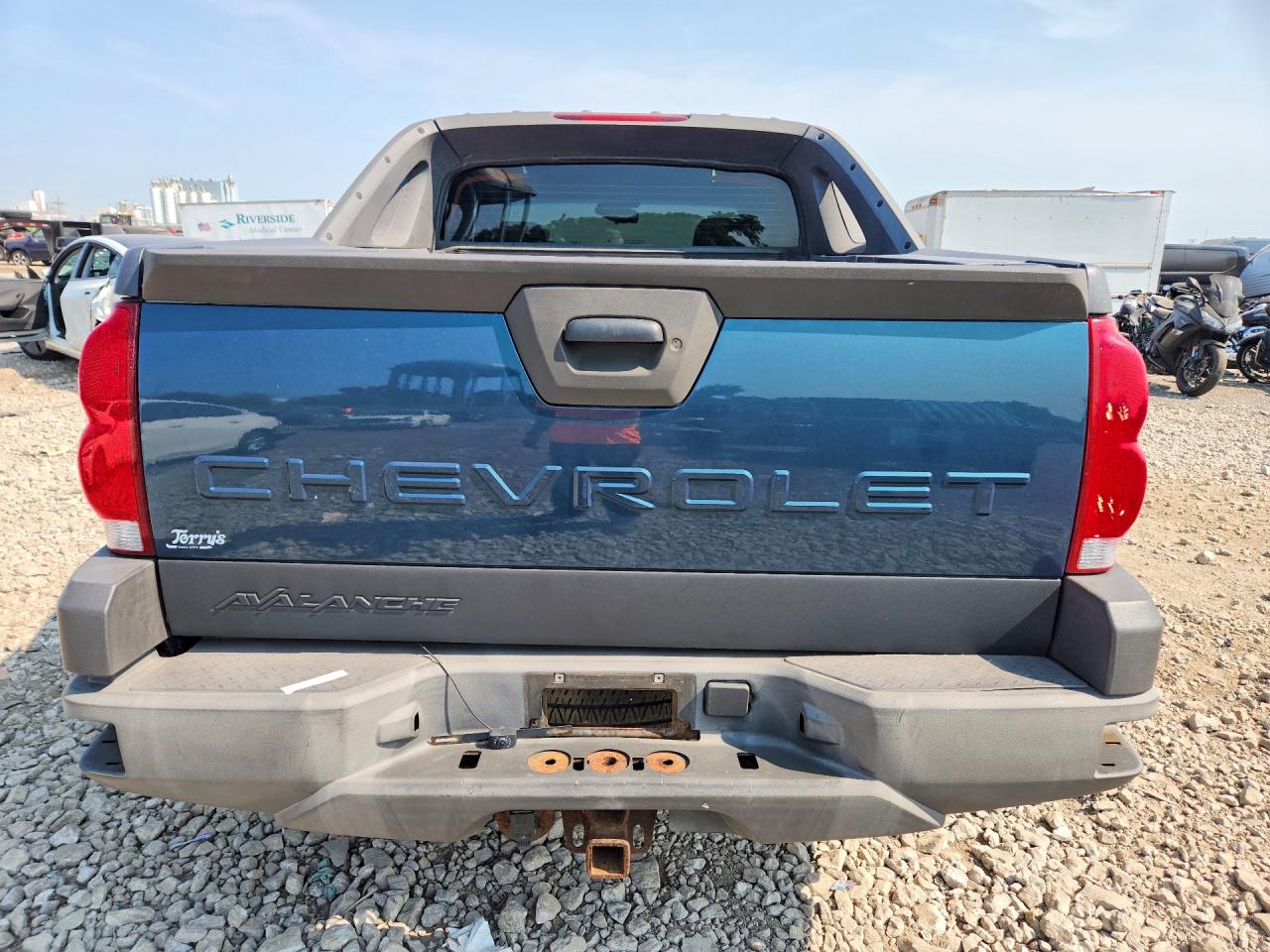2006 Chevrolet Avalanche K1500 Blue vin: 3GNEK12Z06G113007