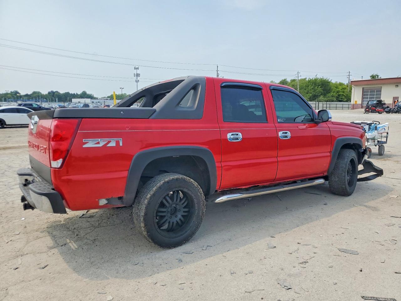 2005 Chevrolet Avalanche K1500 Red vin: 3GNEK12Z15G130445