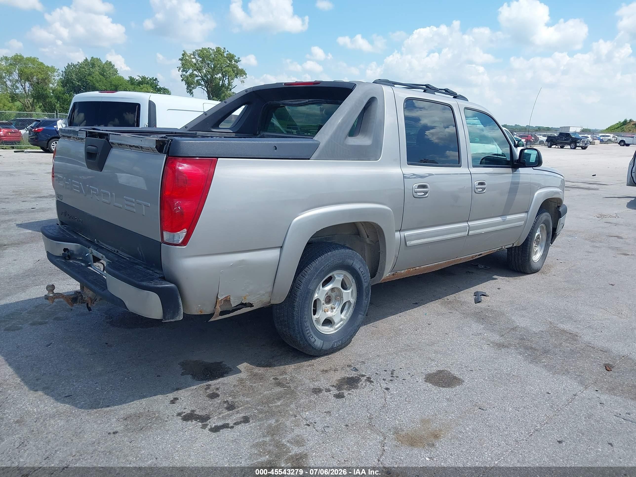 2005 Chevrolet Avalanche 1500 Lt Tan vin: 3GNEK12Z15G222848