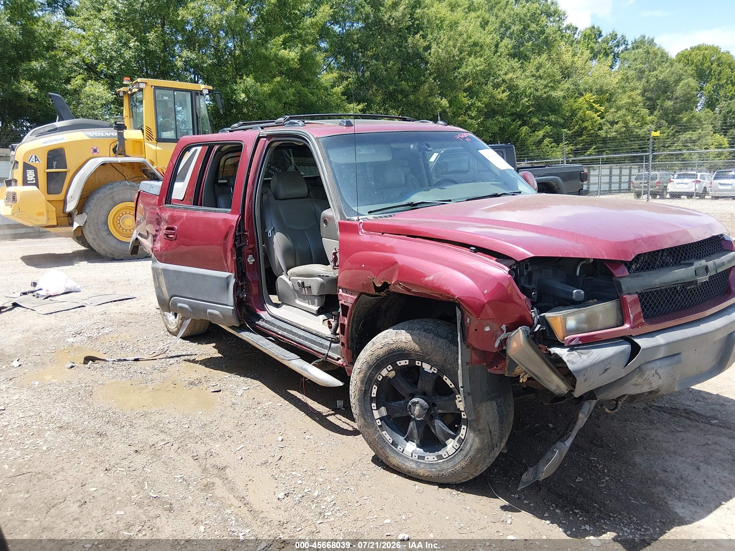 2005 Chevrolet Avalanche 1500 Z71 Темно-бордовый vin: 3GNEK12Z15G292530