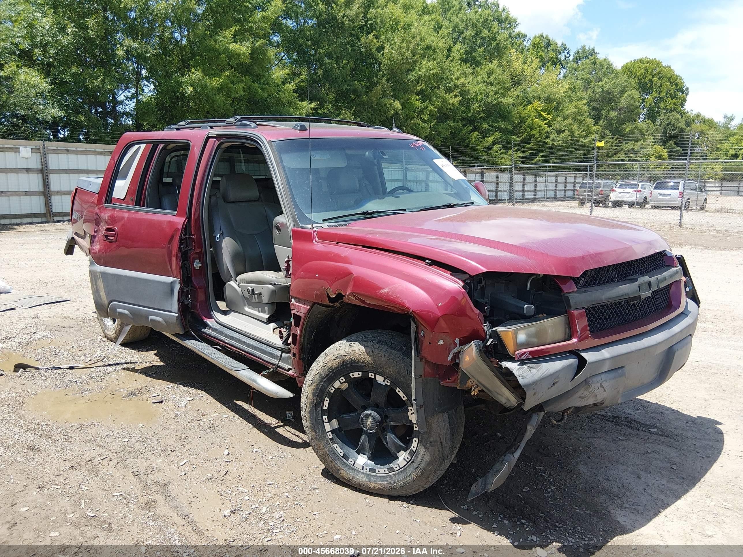 2005 Chevrolet Avalanche 1500 Z71 Темно-бордовый vin: 3GNEK12Z15G292530