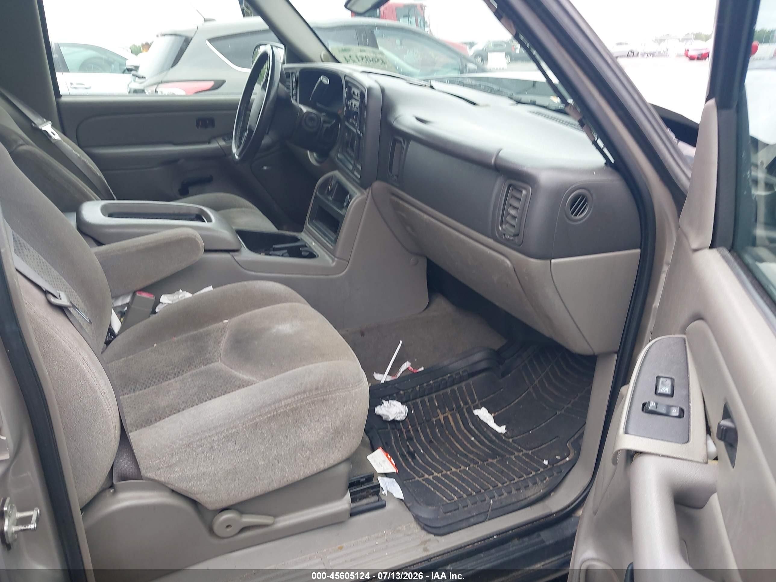 2005 Chevrolet Avalanche 1500 Z71 Champagne vin: 3GNEK12Z25G230358