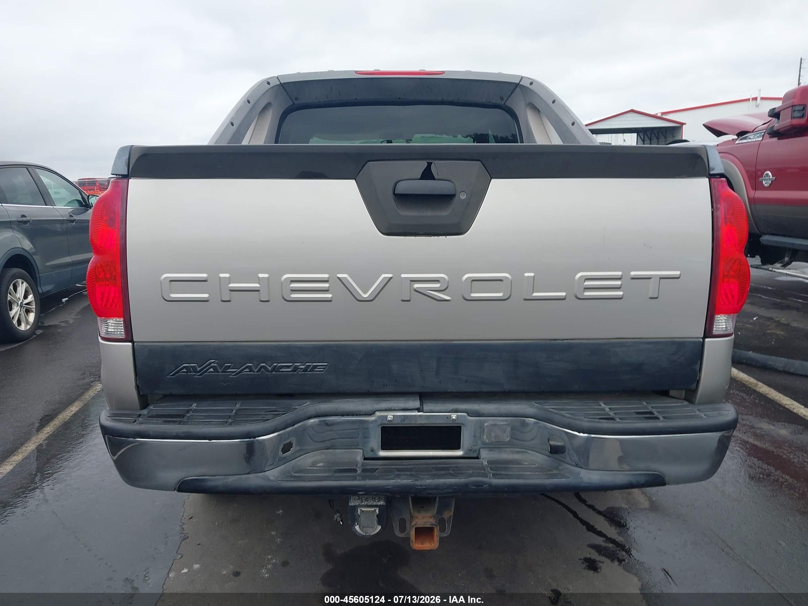 2005 Chevrolet Avalanche 1500 Z71 Champagne vin: 3GNEK12Z25G230358