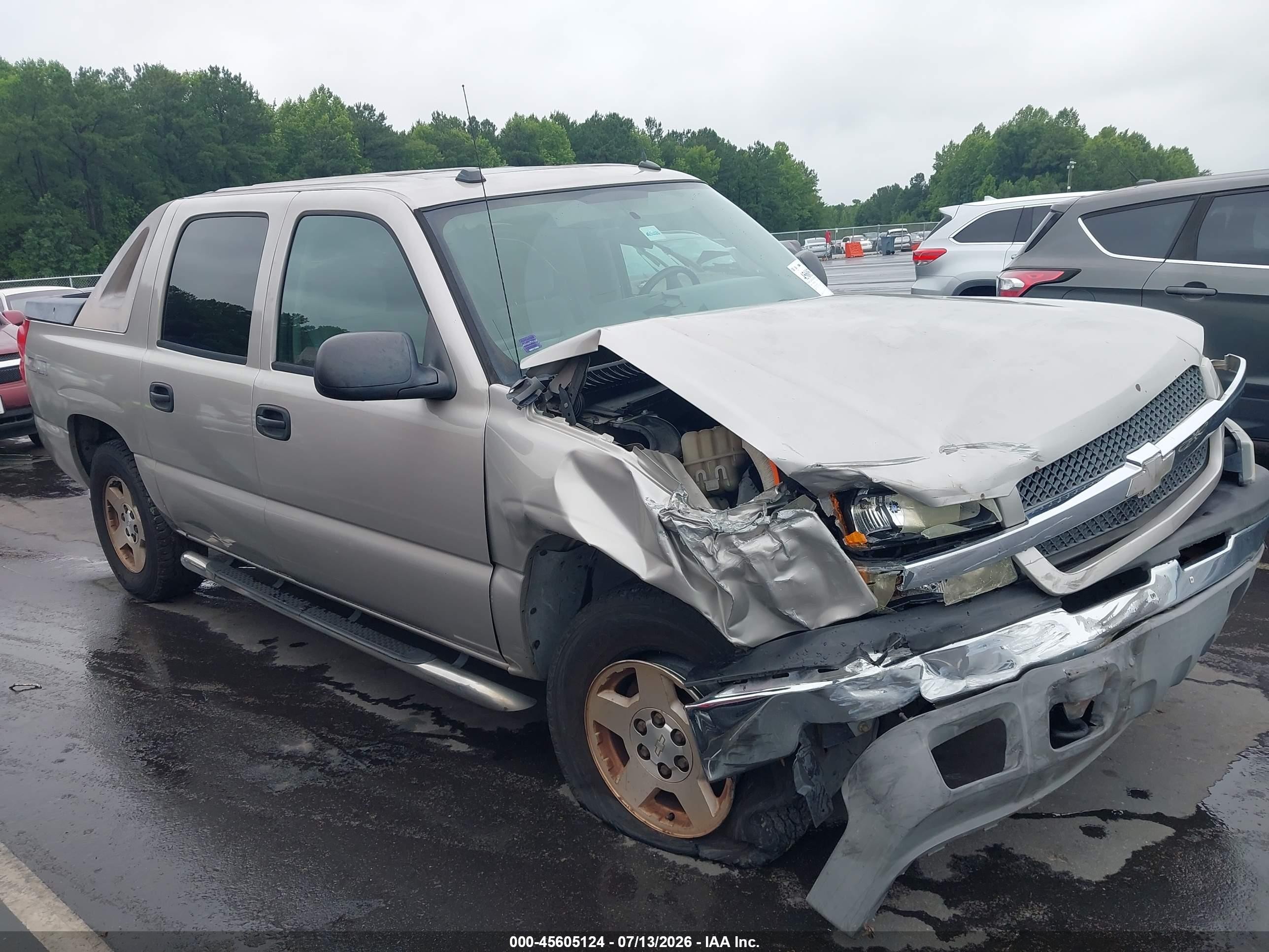 2005 Chevrolet Avalanche 1500 Z71 Champagne vin: 3GNEK12Z25G230358
