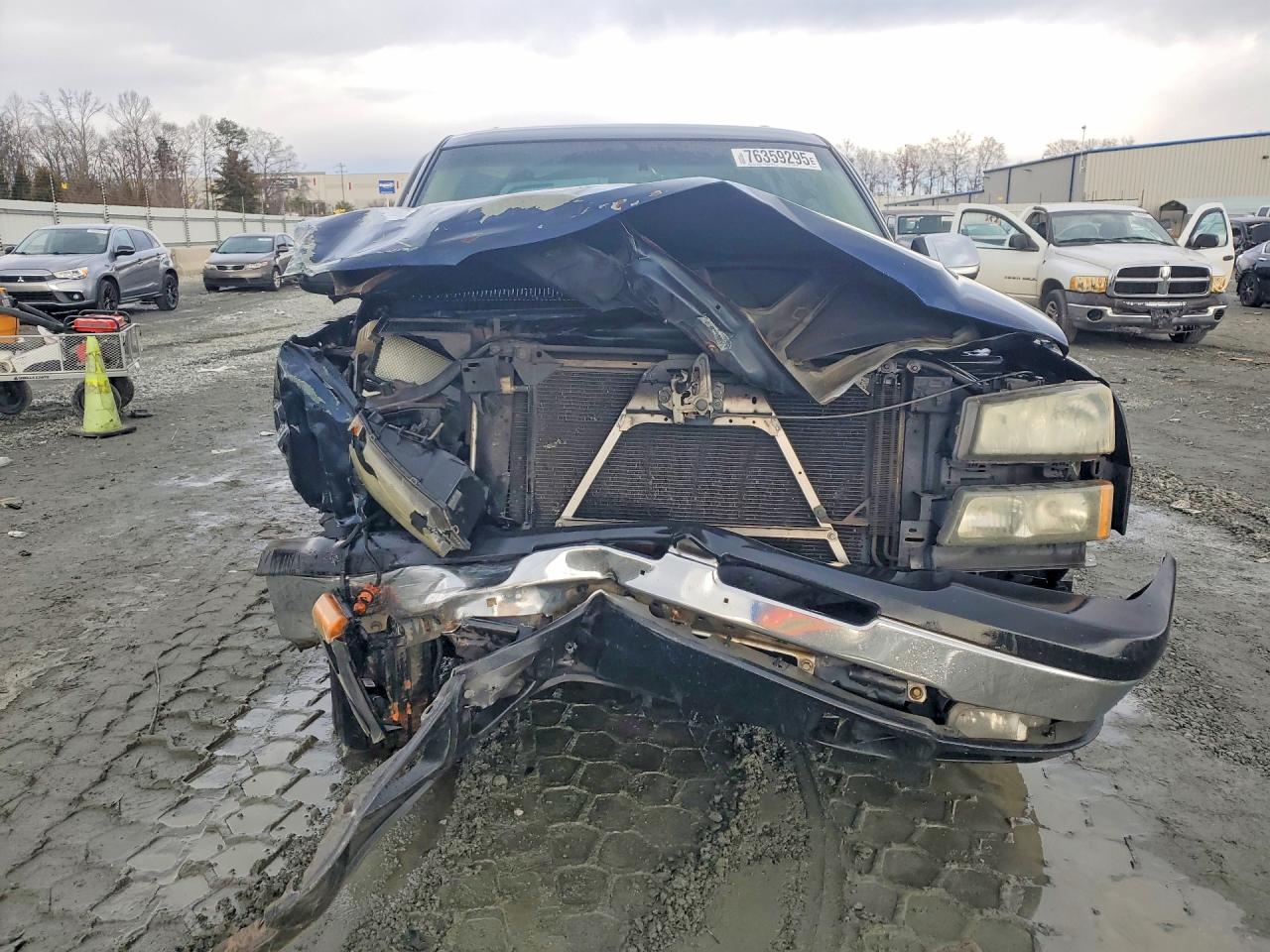 2005 Chevrolet Avalanche K1500 Blue vin: 3GNEK12Z45G244598