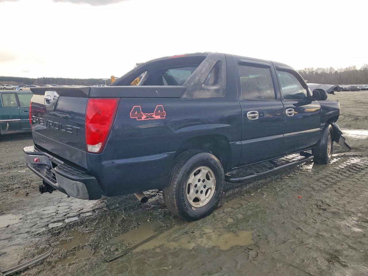 2005 Chevrolet Avalanche K1500 Blue vin: 3GNEK12Z45G244598