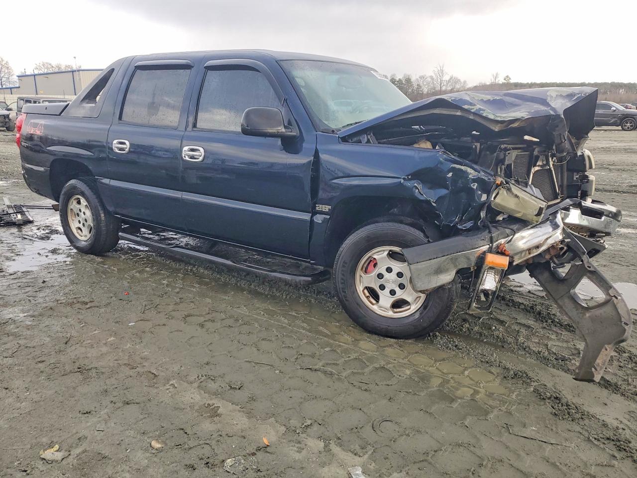 2005 Chevrolet Avalanche K1500 Blue vin: 3GNEK12Z45G244598