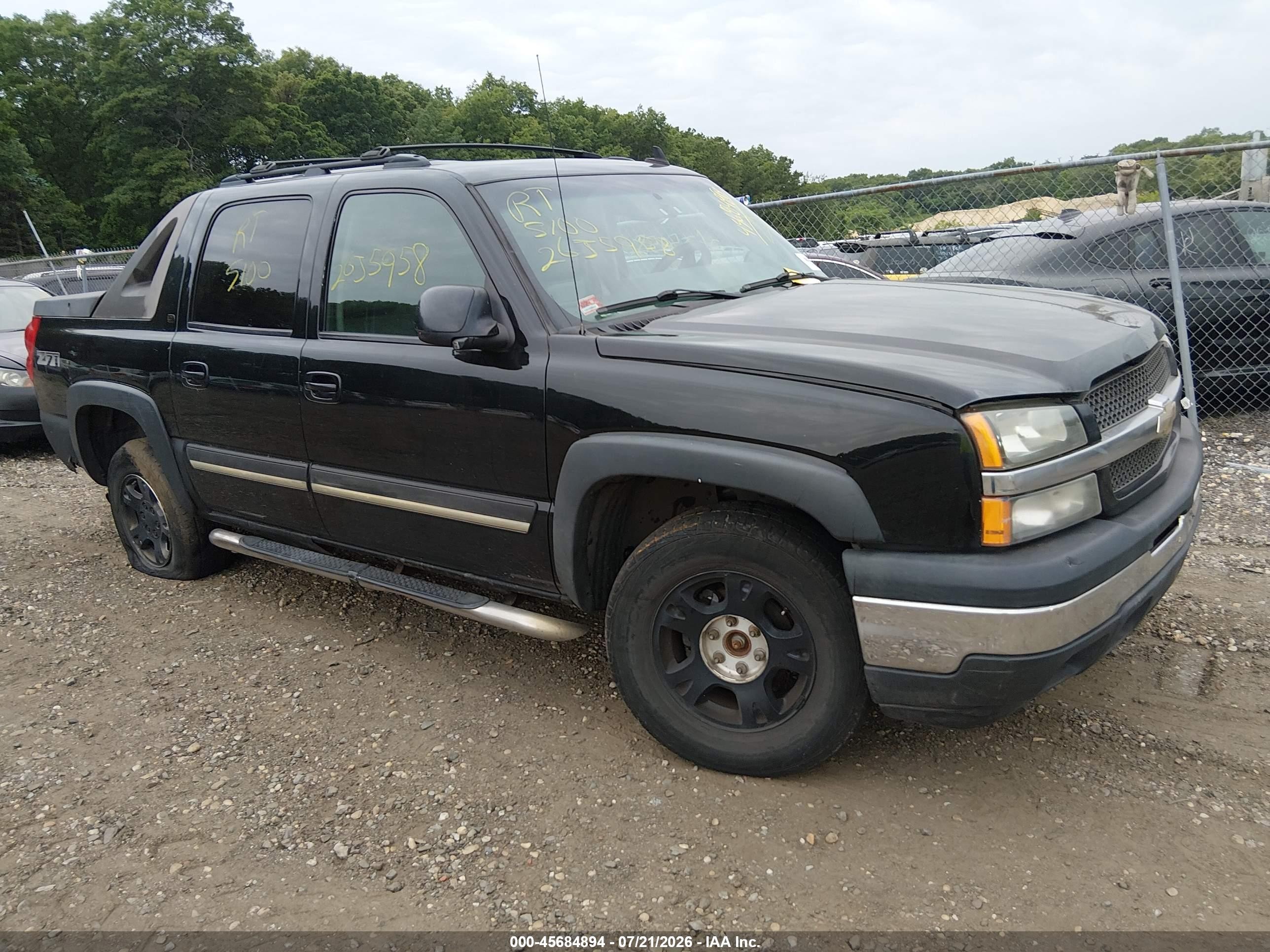 2006 Chevrolet Avalanche 1500 Z71 Black vin: 3GNEK12Z56G105369