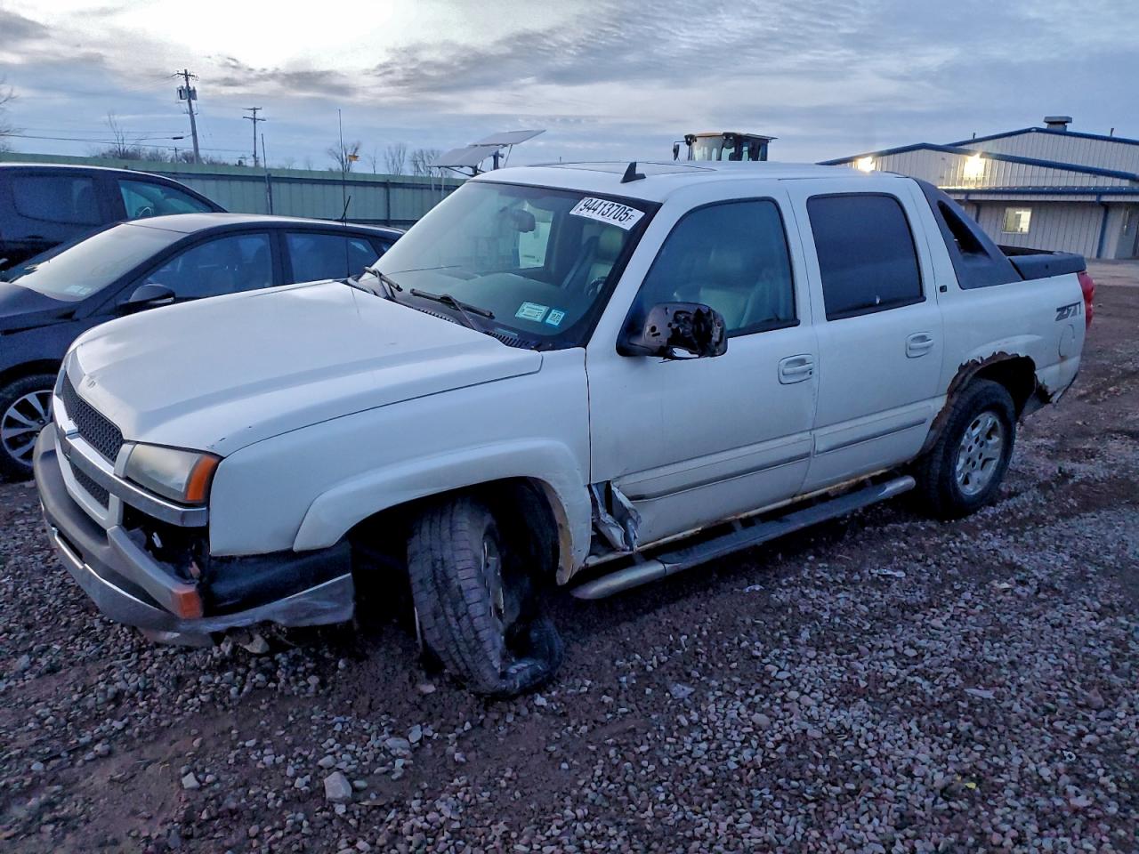 2006 Chevrolet Avalanche K1500 White vin: 3GNEK12Z56G111883