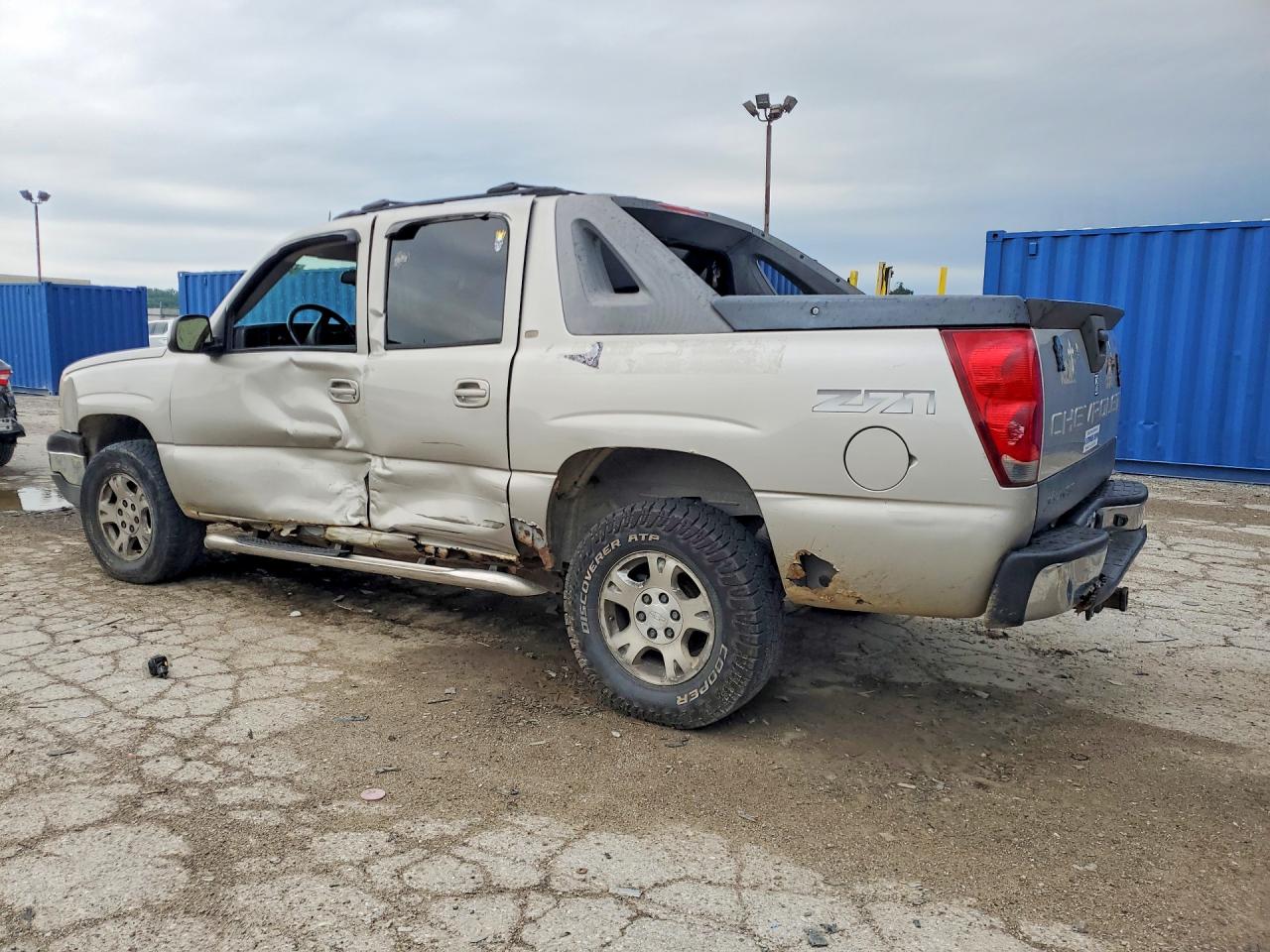 2005 Chevrolet Avalanche K1500 Silver vin: 3GNEK12Z65G103578