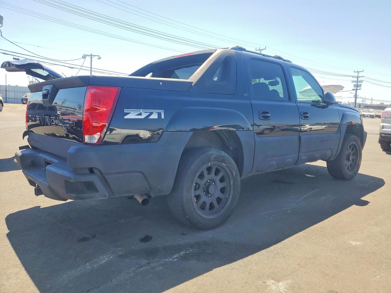 2005 Chevrolet Avalanche K1500 Black vin: 3GNEK12Z65G271172