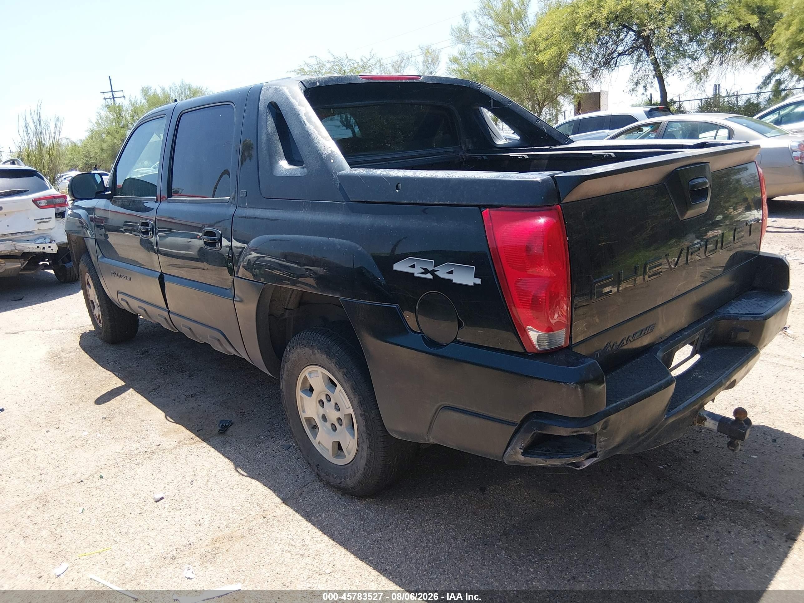 2006 Chevrolet Avalanche 1500 Lt Black vin: 3GNEK12Z66G132399