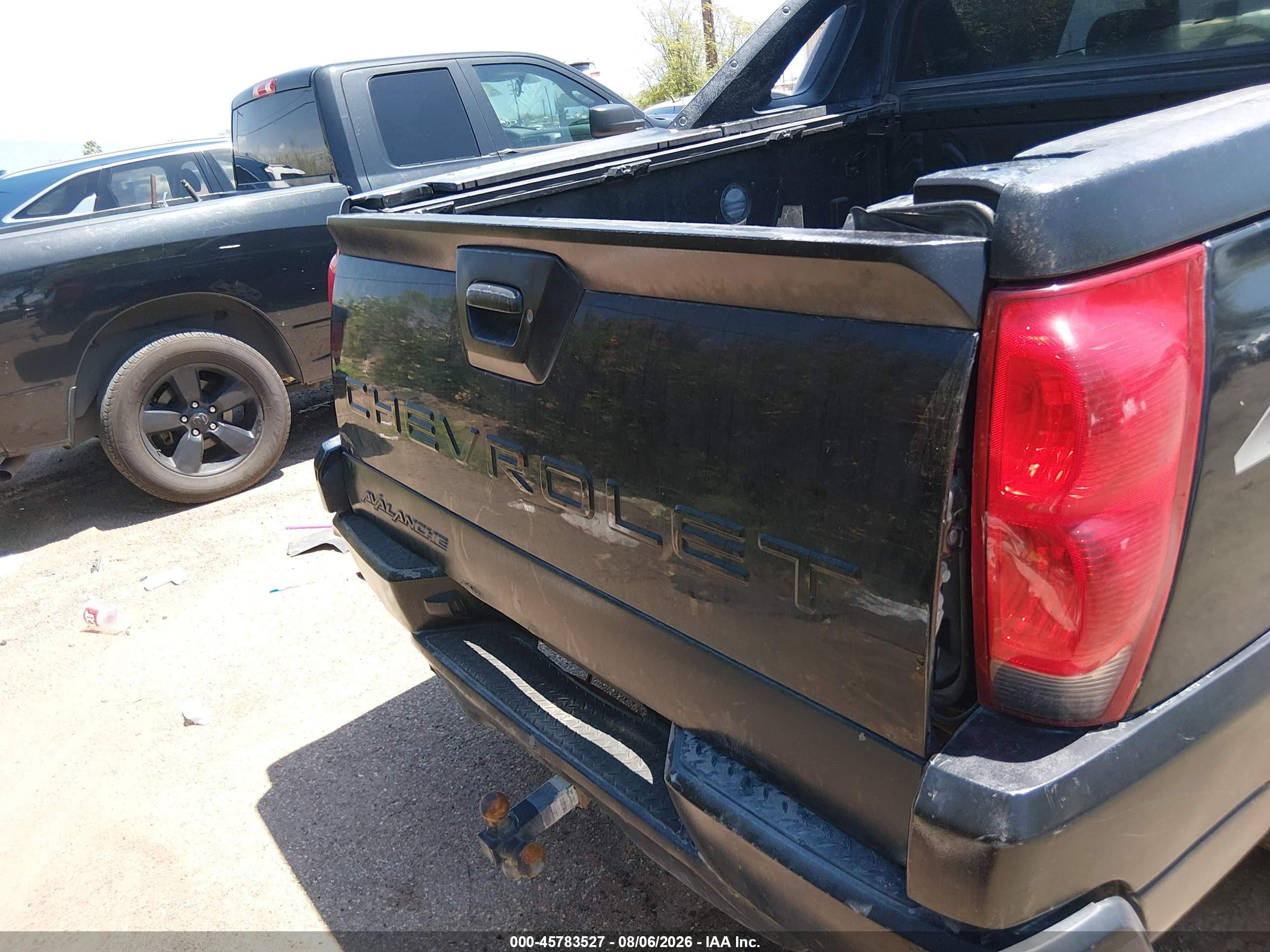 2006 Chevrolet Avalanche 1500 Lt Black vin: 3GNEK12Z66G132399