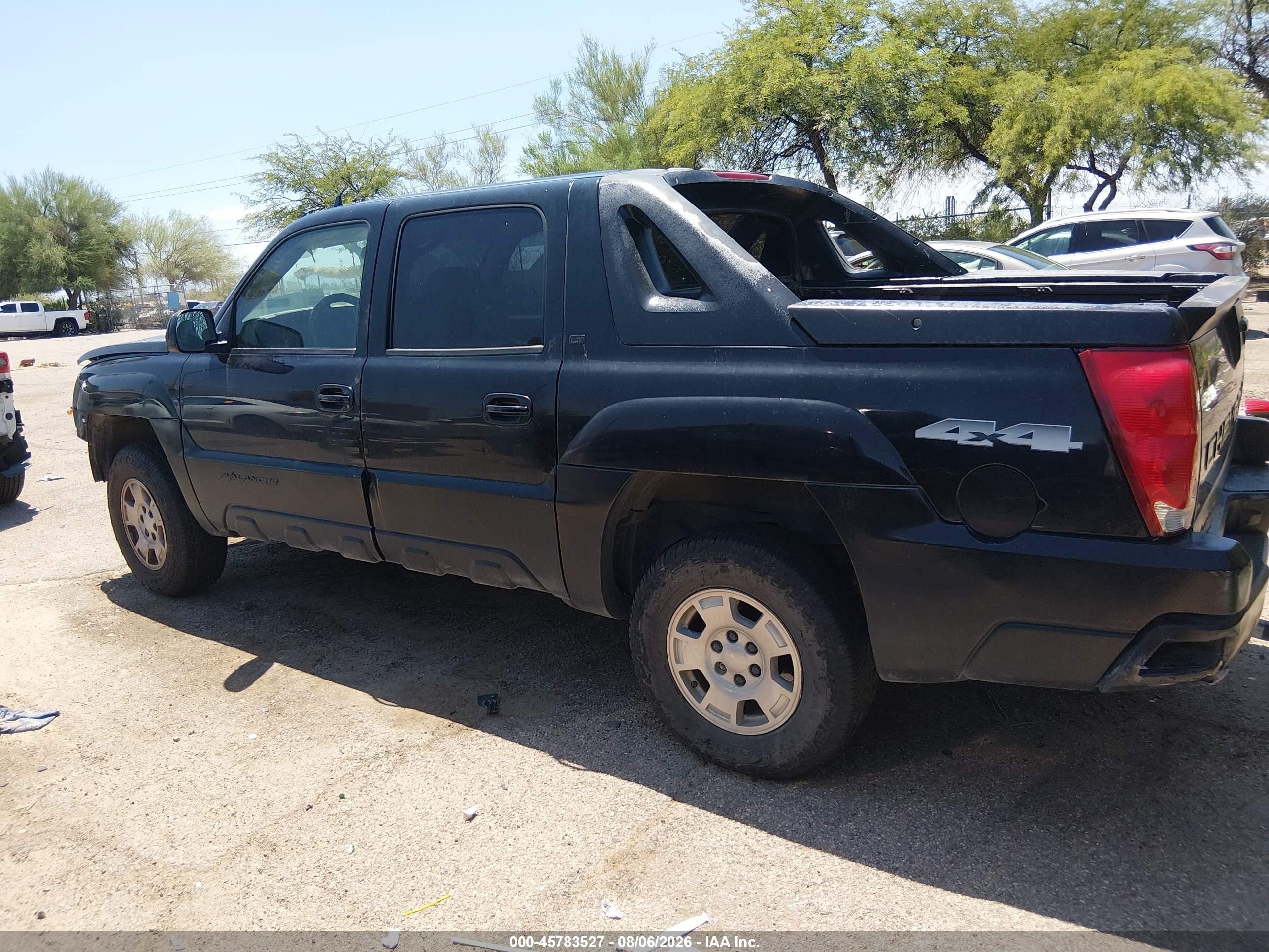 2006 Chevrolet Avalanche 1500 Lt Black vin: 3GNEK12Z66G132399