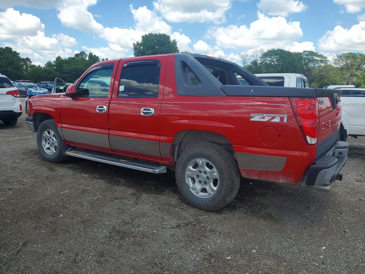 2006 Chevrolet Avalanche K1500 Red vin: 3GNEK12Z76G109455