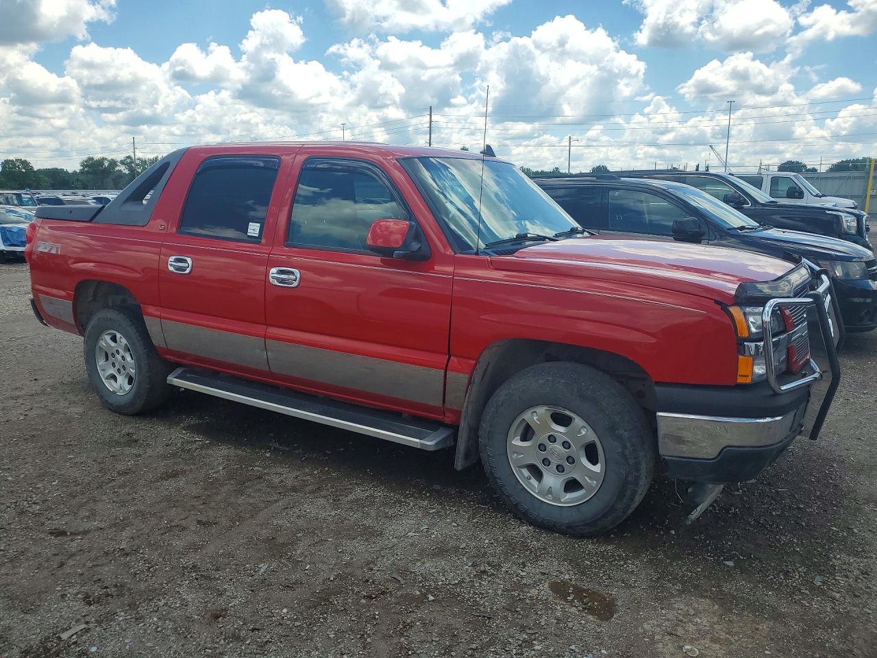 2006 Chevrolet Avalanche K1500 Red vin: 3GNEK12Z76G109455