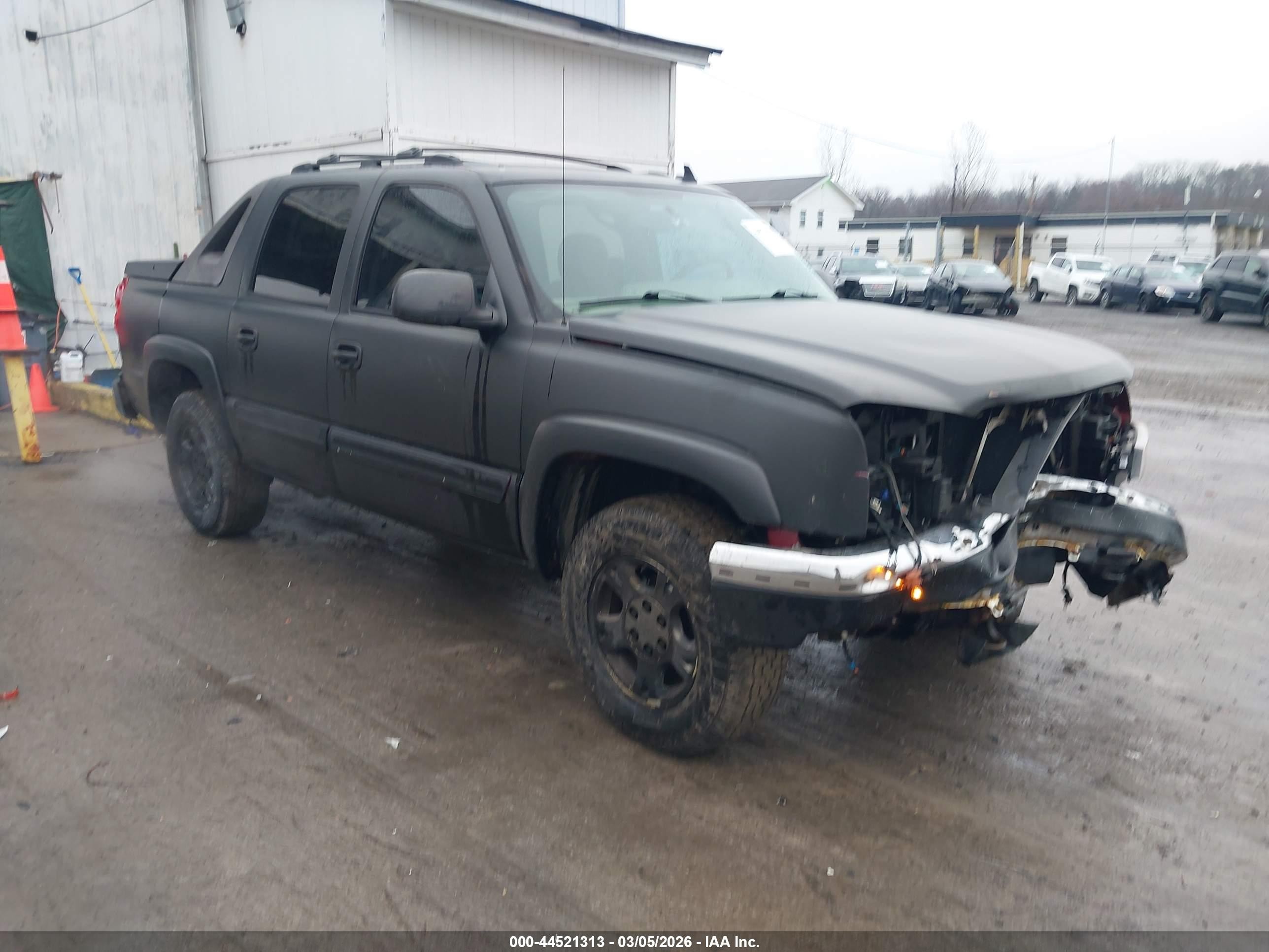 2006 Chevrolet Avalanche 1500 Z71 Black vin: 3GNEK12Z86G108346